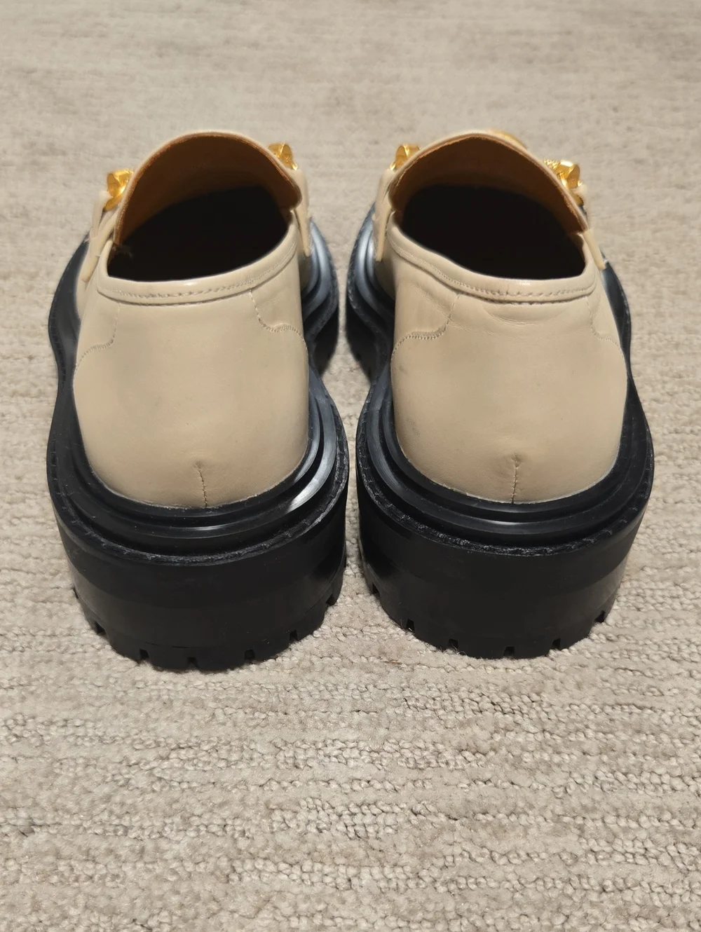 Tory Burch Jessa Lug Sole Loafer-Ivory